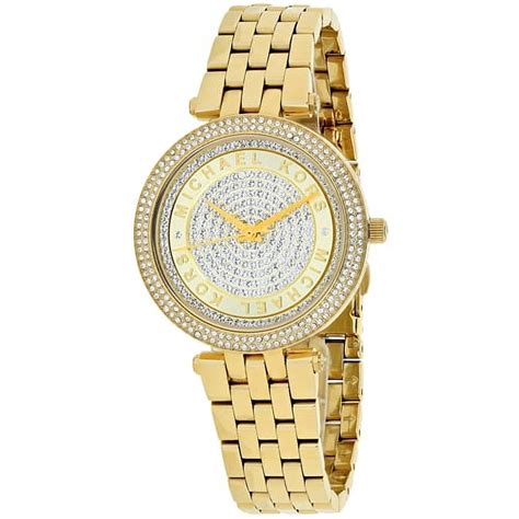 Michael Kors Women's Mini Darci Watch Quartz Mineral Crystal .